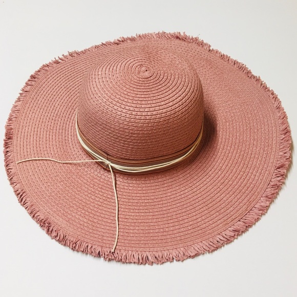 Accessories - 🆕 Pink Adjustable Mixed Cord Floppy Hat